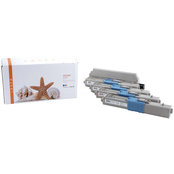 Premium Toner Kompatibel zu OKI 44973533 CMYK VE 4