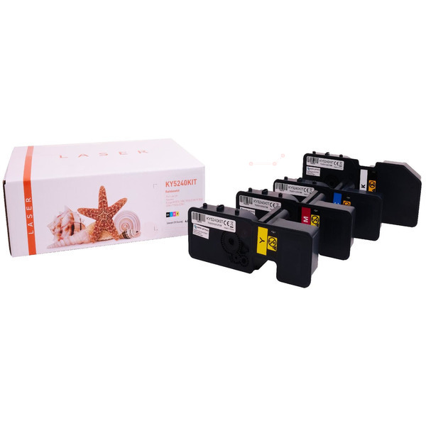 Premium Toner Kompatibel zu KYOCERA 1T02R70NL0, 1T02R7ANL0, 1T02R7BNL0, TK-5240K CMYK VE 4