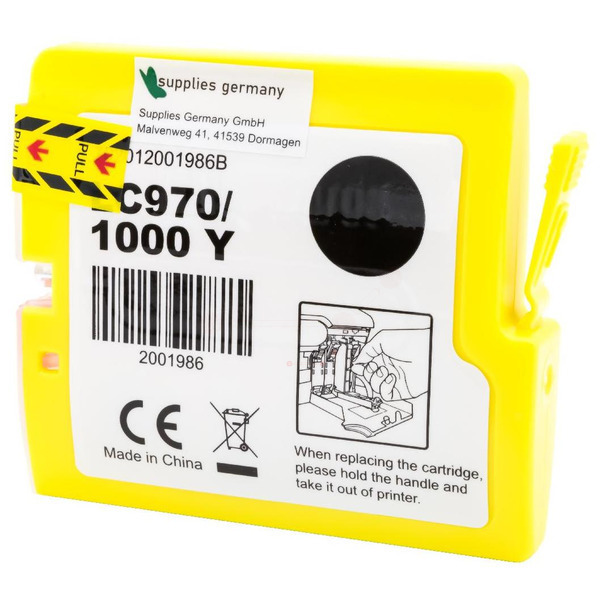 Premium Tinte Kompatibel zu BROTHER LC-1000Y Yellow