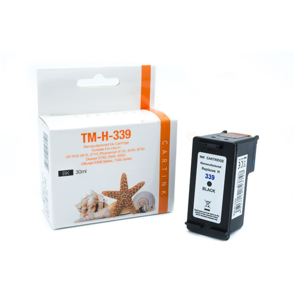 Premium Tinte Kompatibel zu HP 339339, C8767EE Black