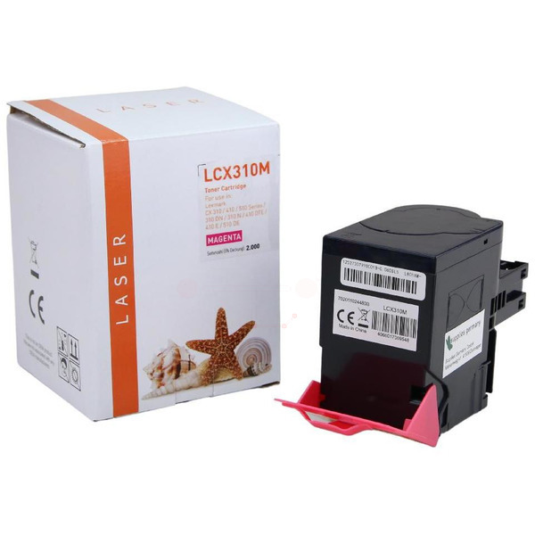 Premium Toner Kompatibel zu LEXMARK 802SM, 80C2SM0 Magenta