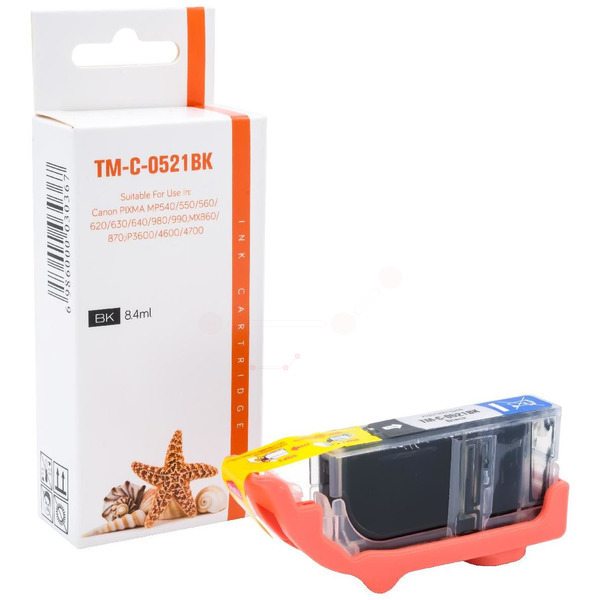 Premium Tinte Kompatibel zu CANON 2933B001, CLI-521BK Photo Black