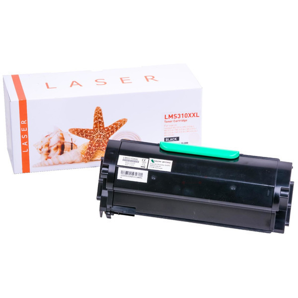 Premium Toner Kompatibel zu LEXMARK 502H, 50F2H0E Black