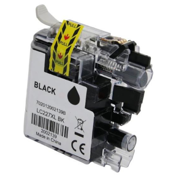 Premium Tinte Kompatibel zu BROTHER LC-227XLBK Black XL