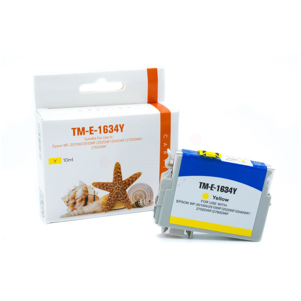 Premium Tinte Kompatibel zu EPSON 16XL, C13T16344010 Yellow XL