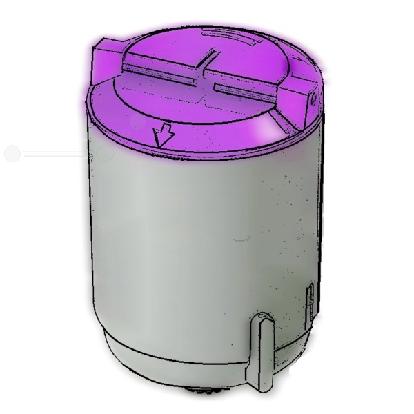 Premium Toner Kompatibel zu SAMSUNG CLP-M300A, ELS Magenta