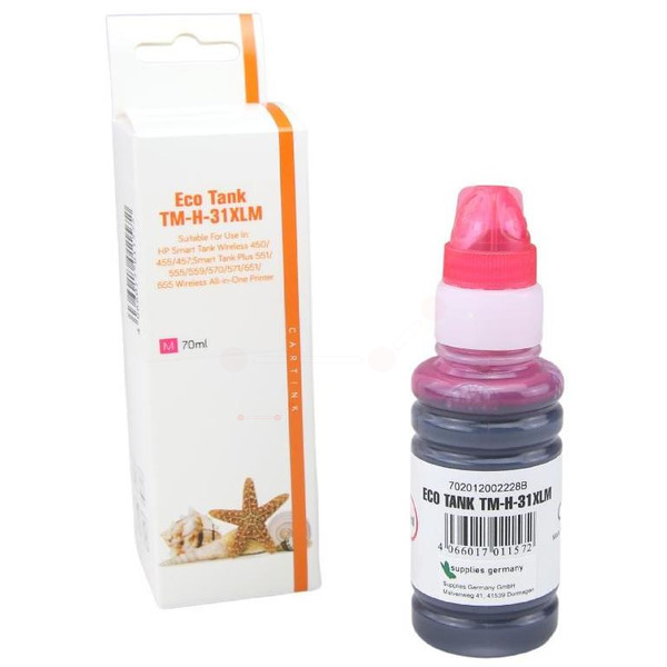 Premium Tinte Kompatibel zu HP 311VU27AE, 31 Magenta