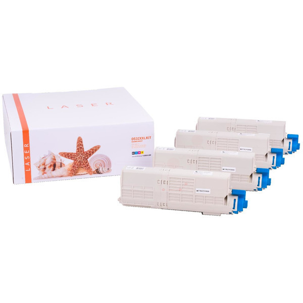 Premium Toner Kompatibel zu OKI 46490605 CMYK VE 4