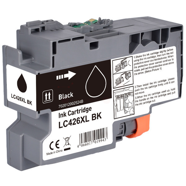 Premium Tinte Kompatibel zu BROTHER LC-426XLBK Black