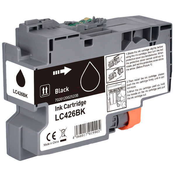 Premium Tinte Kompatibel zu BROTHER LC-426BK Black