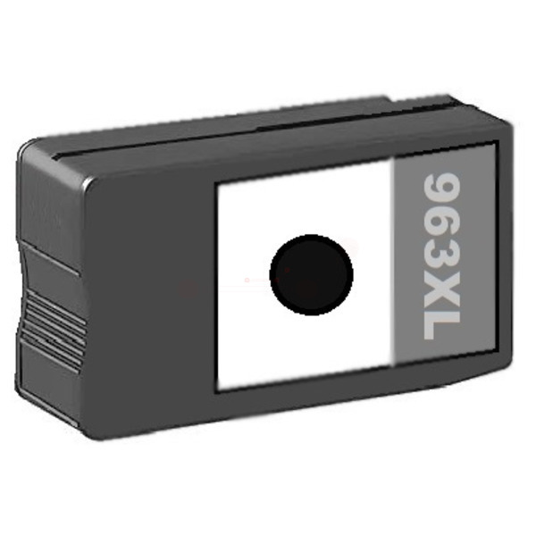 Premium Tinte Kompatibel zu HP 963XL, 963XLBK, 3JA27AE, 3JA30AE Black