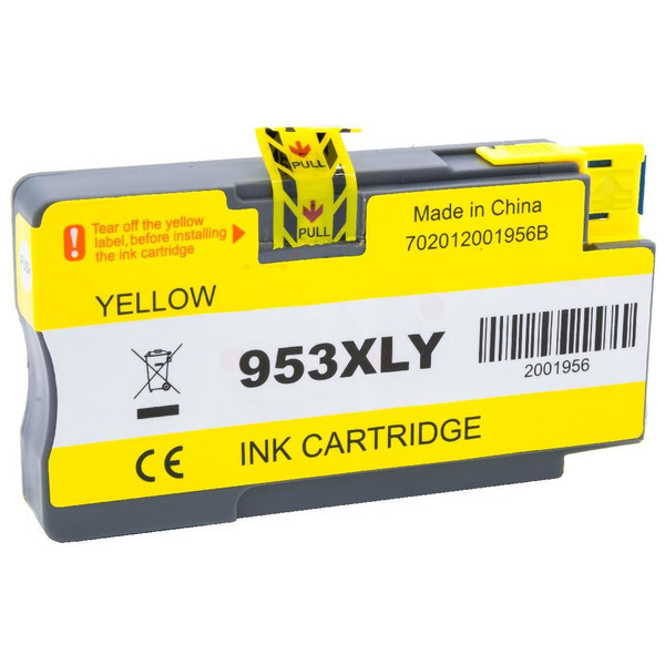 Premium Tinte Kompatibel zu HP 953XL, F6U18AE Yellow
