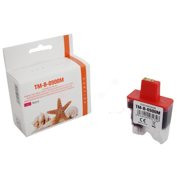 Premium Tinte Kompatibel zu BROTHER LC-900M Magenta