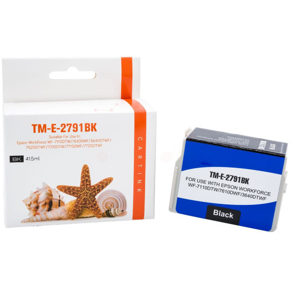 Premium Tinte Kompatibel zu EPSON 27XXL, C13T27914010 Black XL