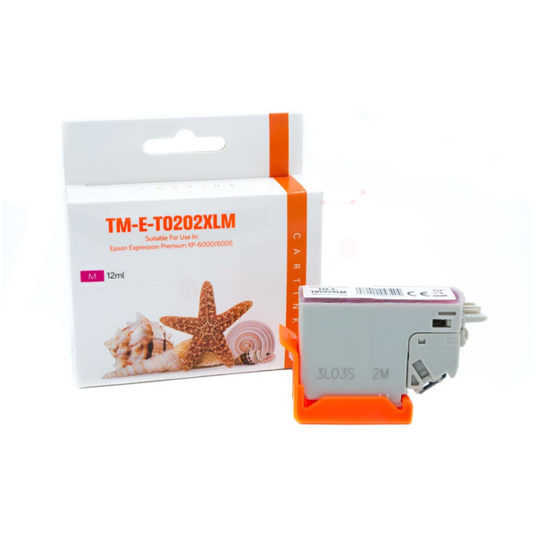 Premium Tinte Kompatibel zu EPSON 202XL, C13T02H34010 Magenta