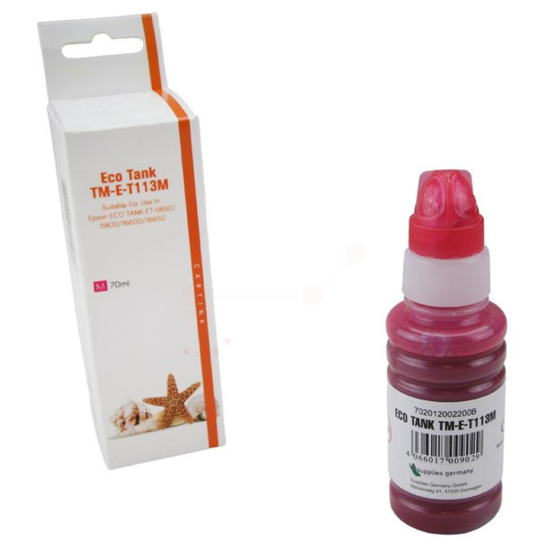 Premium Tinte Kompatibel zu EPSON 113, C13T06B340 Magenta