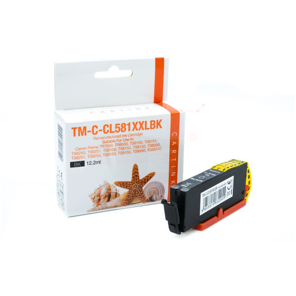 Premium Tinte Kompatibel zu CANON 1998C001, CLI-581 BKXXL Black