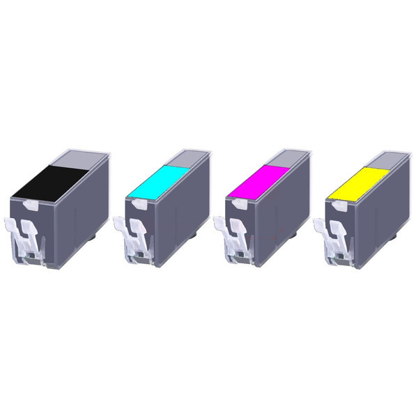 Premium Tinte Kompatibel zu CANON 2936B001, PGI-520PGBK CMYK VE 6