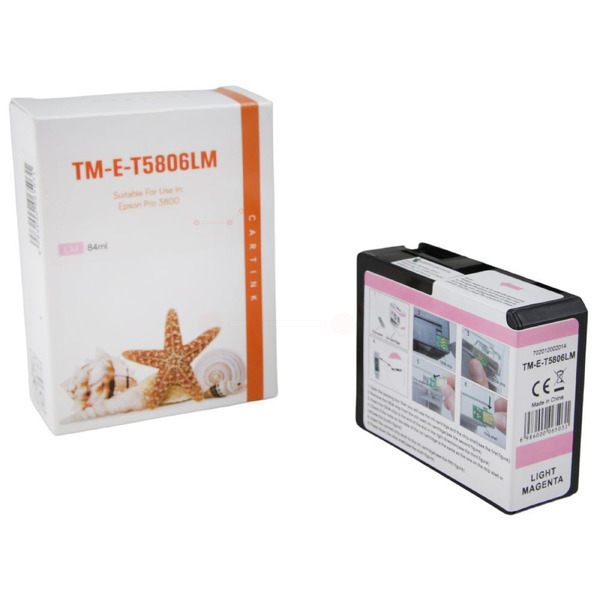 Premium Tinte Kompatibel zu EPSON C13T580600, T5806 Photo Magenta