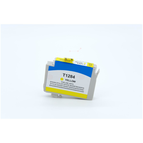 Premium Tinte Kompatibel zu EPSON C13T12844011, T1284 Yellow