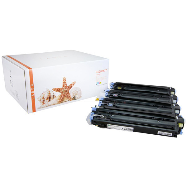 Premium Toner Kompatibel zu HP 124A, Q6000A, Q6001A, Q6002A, Q6003A CMYK VE 4