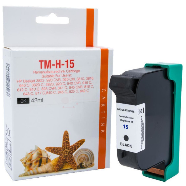 Premium Tinte Kompatibel zu HP 1515, C6615DE Black XL