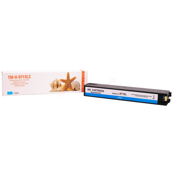 Premium Tinte Kompatibel zu HP 971XL, CN626AE Cyan