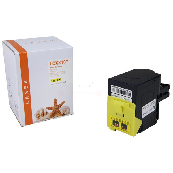 Premium Toner Kompatibel zu LEXMARK 802SY, 80C2SY0 Yellow