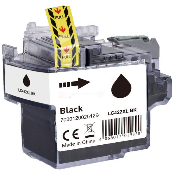 Premium Tinte Kompatibel zu BROTHER LC-422XLBK Black
