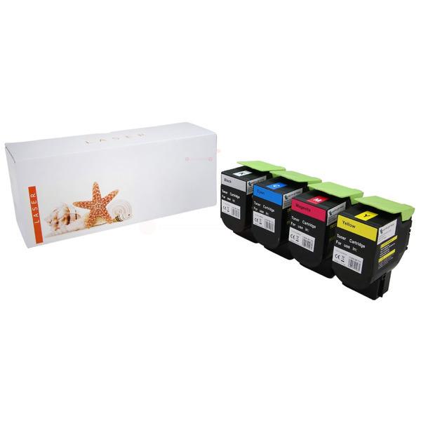 Premium Toner Kompatibel zu LEXMARK 802HY, 80C2HY0 Yellow