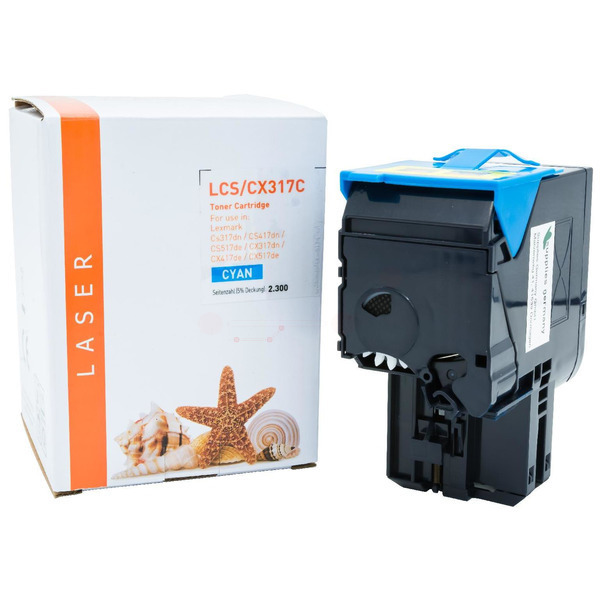 Premium Toner Kompatibel zu LEXMARK 71B20C0 Cyan