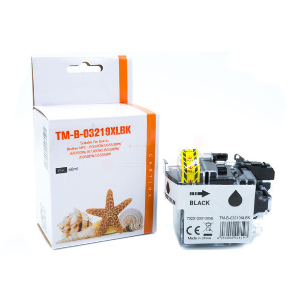 Premium Tinte Kompatibel zu BROTHER LC-3219XLBK Black