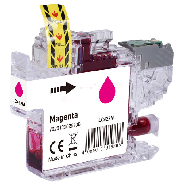 Premium Tinte Kompatibel zu BROTHER LC-422M Magenta