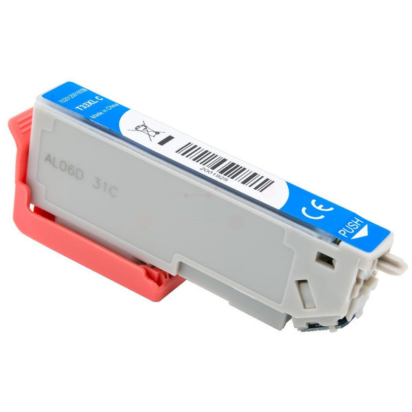 Premium Tinte Kompatibel zu EPSON 33XL, C13T33624010 Cyan