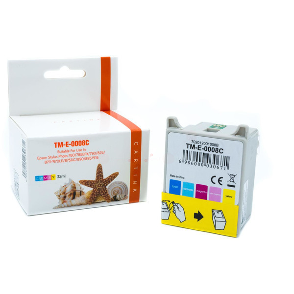 Premium Tinte Kompatibel zu EPSON C13T00840110, T008 Color