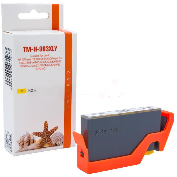 Premium Tinte Kompatibel zu HP 903XL, T6M11AE Yellow