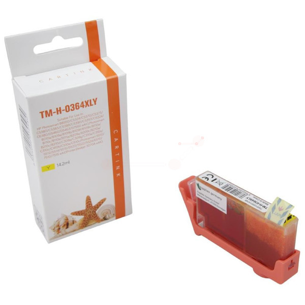 Premium Tinte Kompatibel zu HP 364XL, CB325EE Yellow XL