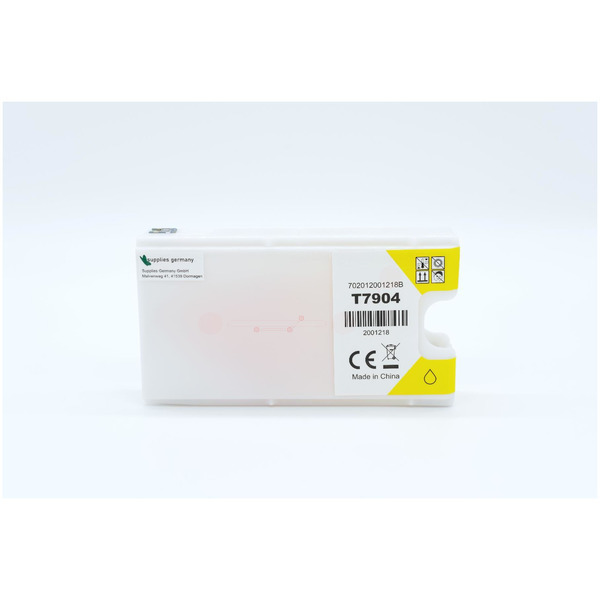 Premium Tinte Kompatibel zu EPSON 79XL, C13T79044010 Yellow