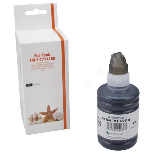 Premium Tinte Kompatibel zu EPSON C13T77414A, T7741 Black