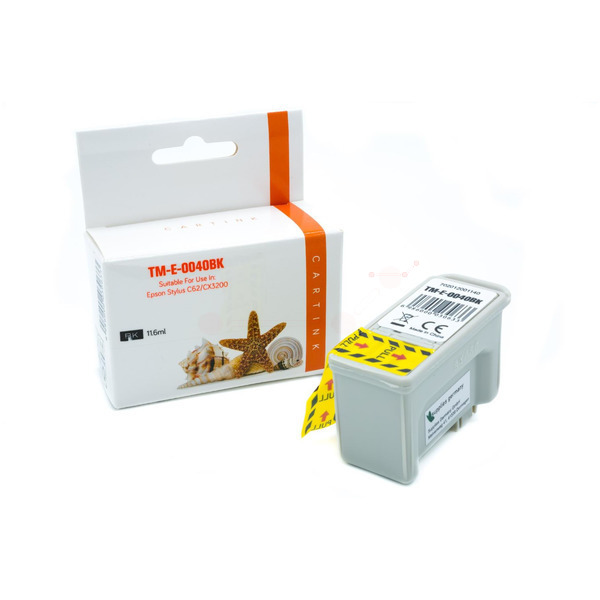 Premium Tinte Kompatibel zu EPSON C13T04014010, T040 Black