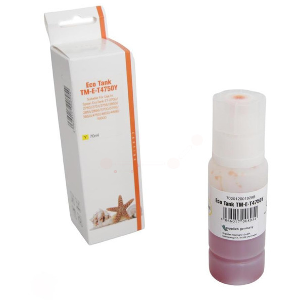 Premium Tinte Kompatibel zu EPSON 102, C13T03R440 Yellow