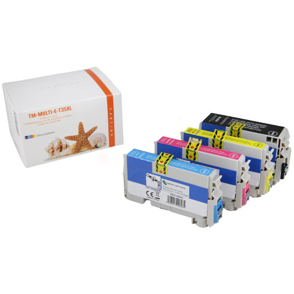 Premium Tinte Kompatibel zu EPSON 35XL, C13T35964010 CMYK VE 4