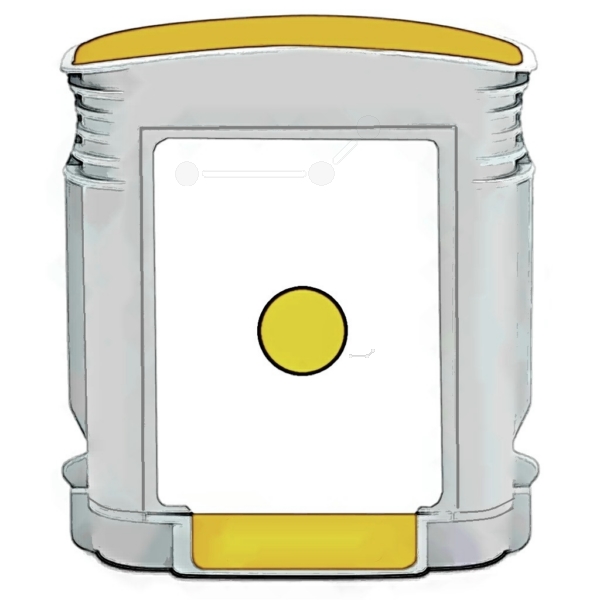 Premium Tinte Kompatibel zu HP 8282, C4913A Yellow