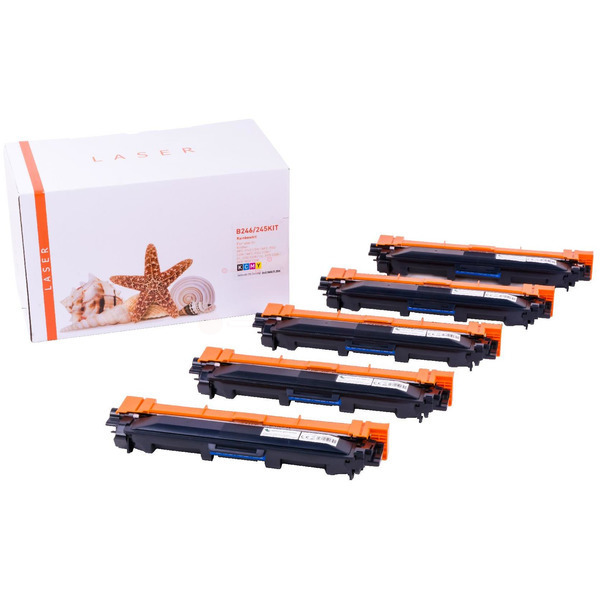 Premium Toner Kompatibel zu BROTHER TN-245Y CMYK VE 5