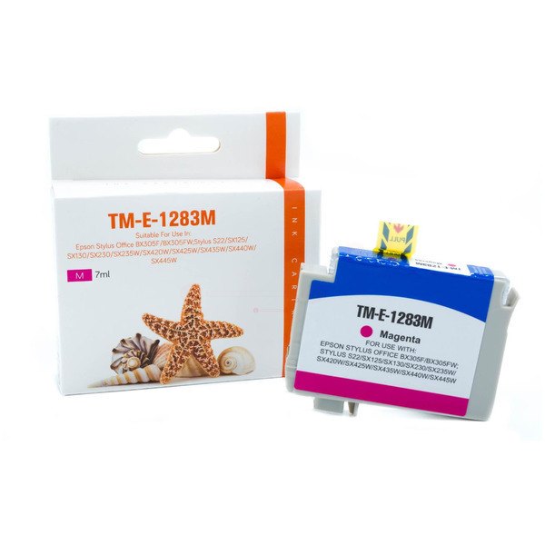 Premium Tinte Kompatibel zu EPSON C13T12834011, T1283 Magenta XL