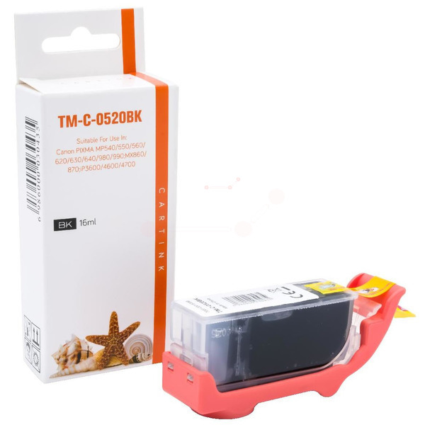 Premium Tinte Kompatibel zu CANON 2932B001, PGI-520PGBK Black