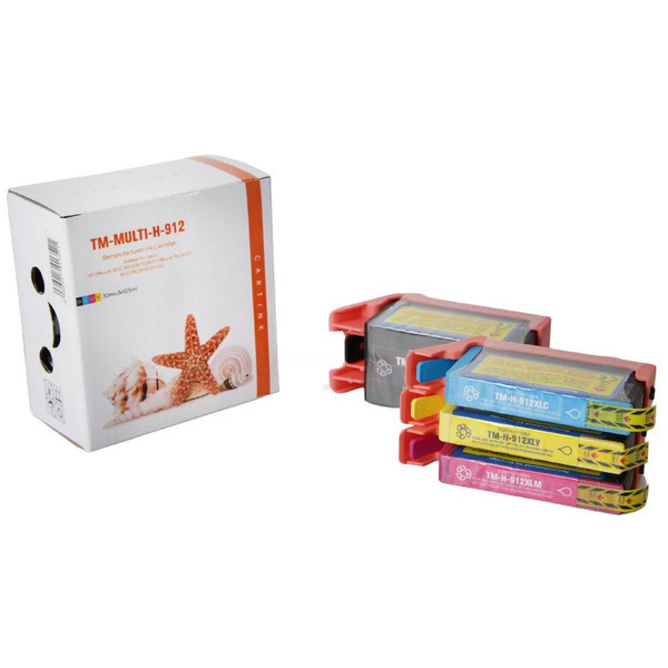 Premium Tinte Kompatibel zu HP 912XL, 3YP34AE CMYK VE 4