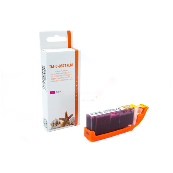 Premium Tinte Kompatibel zu CANON 0387C001, CLI-571M Magenta