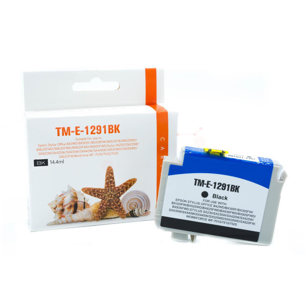 Premium Tinte Kompatibel zu EPSON C13T12914010, T1291 Black XL