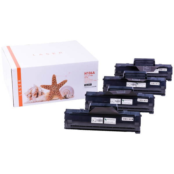 Premium Toner Kompatibel zu HP 106A, W1106A Black VE 4